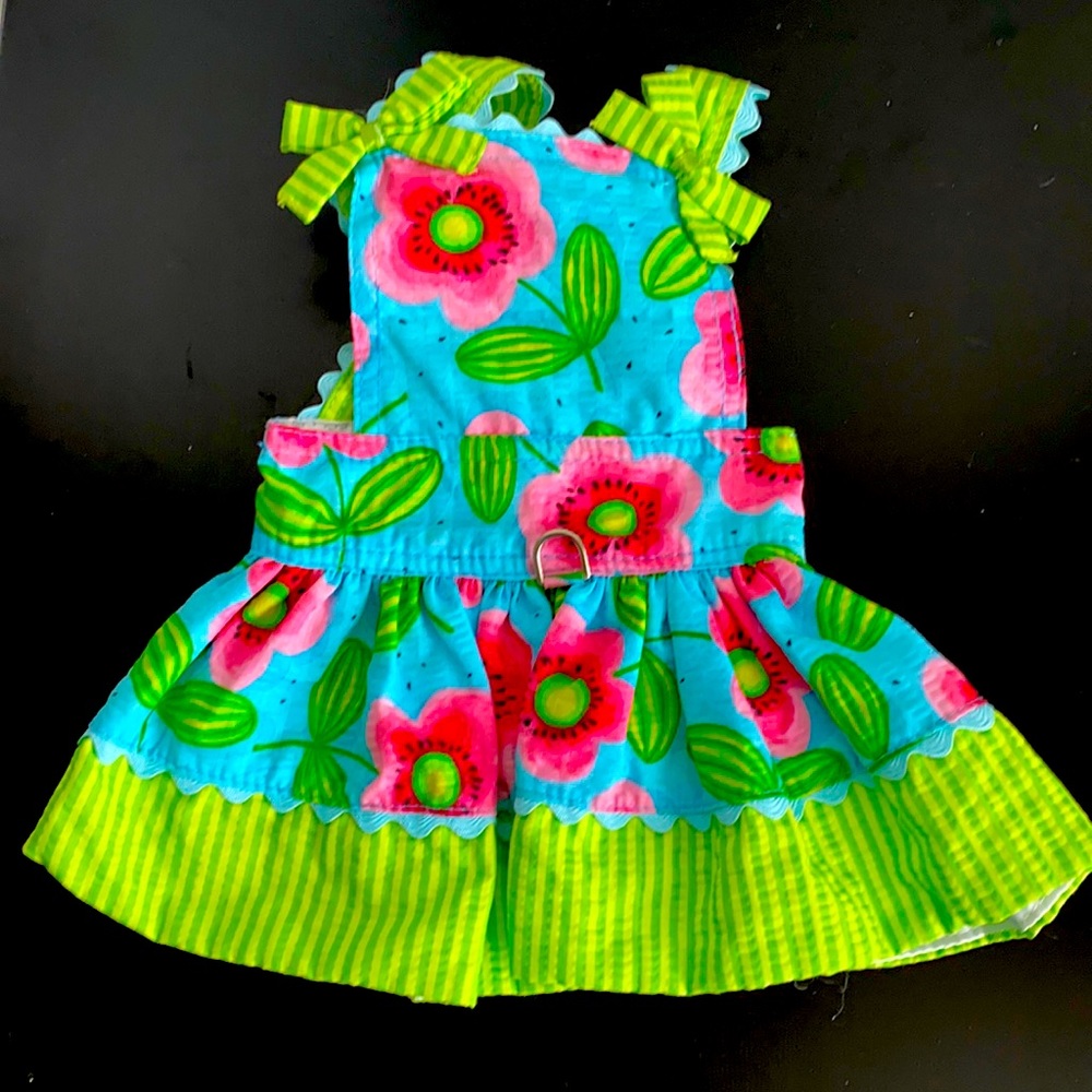 Dog Harness Jumper Dress